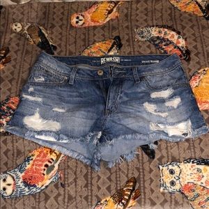 Women’s Ripped Jean Shorts